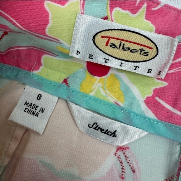 Talbots Floral Summer Garden Stretch Skirt, 8P - Picture 7 of 9